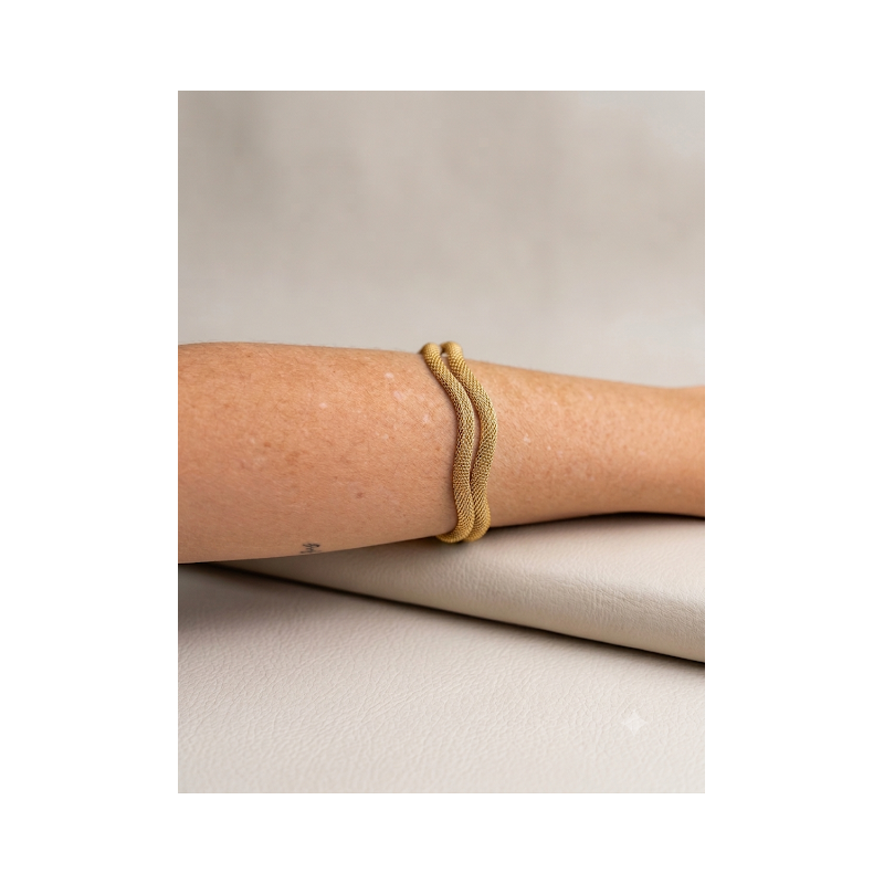 Bracelete folheado