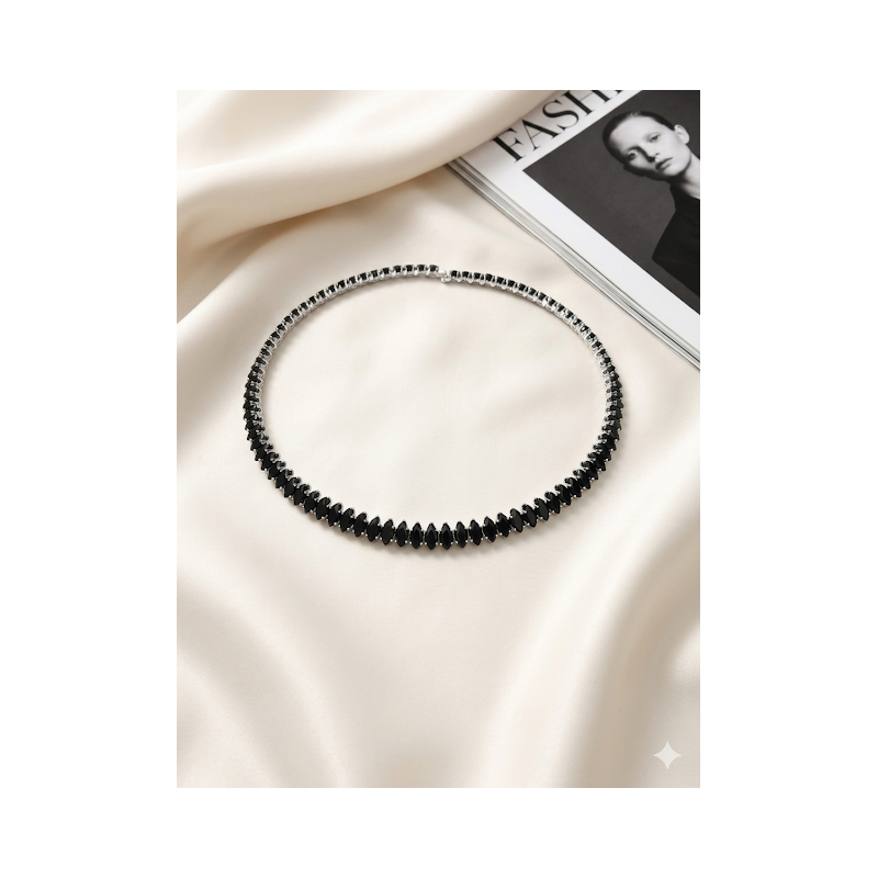 chokers cravejadas com zircônias