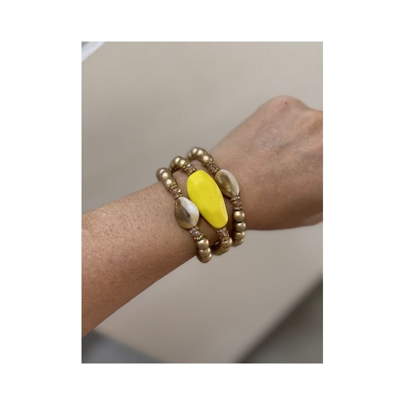 Trio de pulseira varias cores