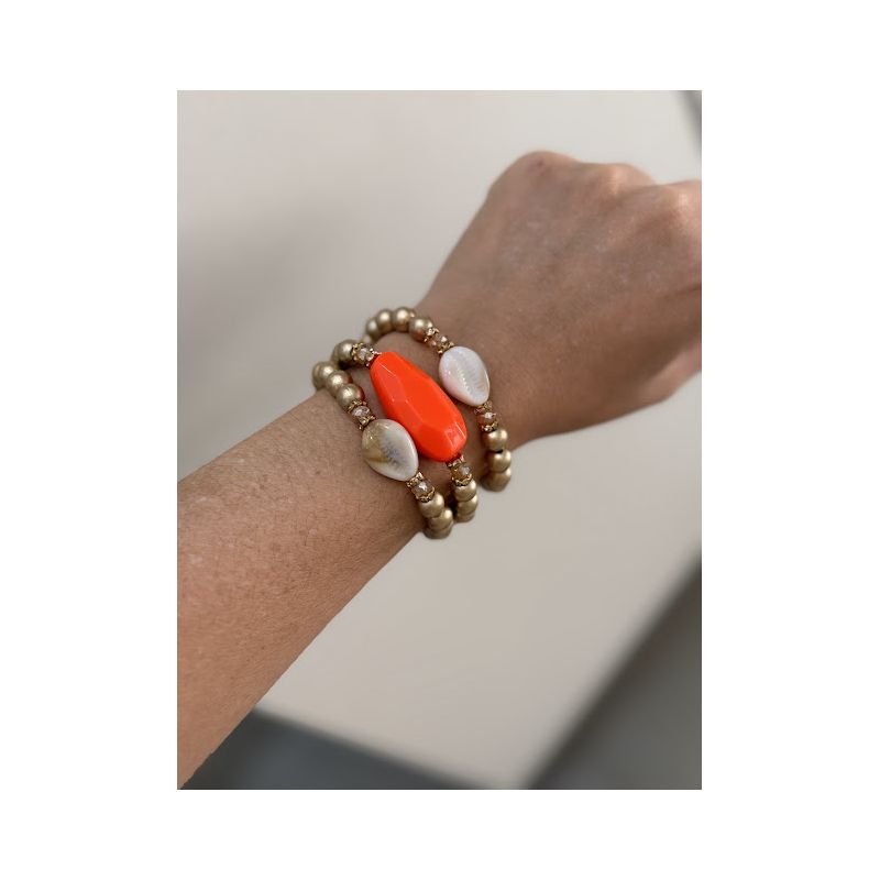 Trio de pulseira varias cores