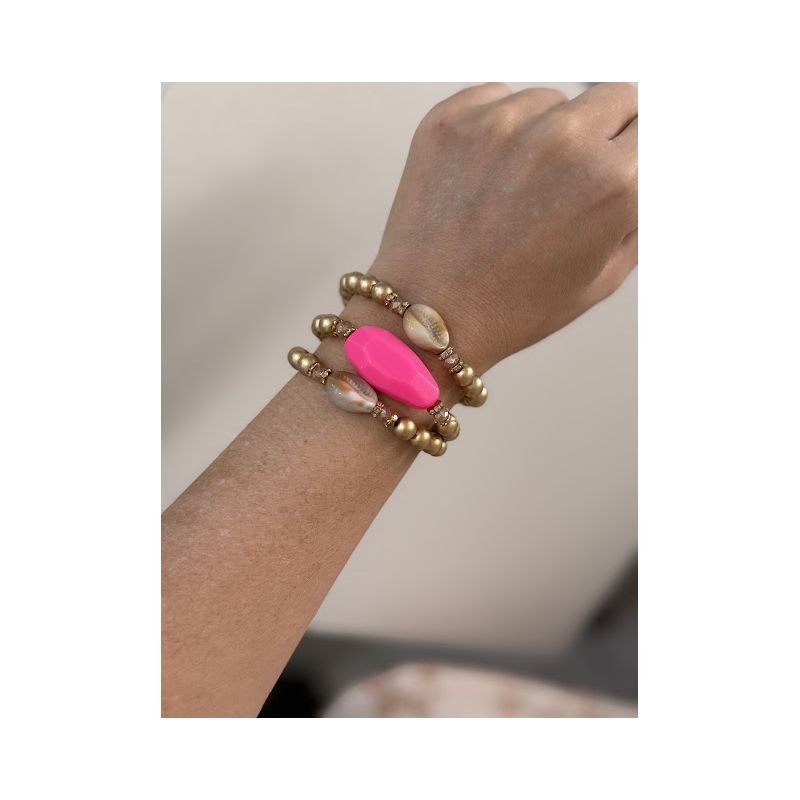Trio de pulseira varias cores